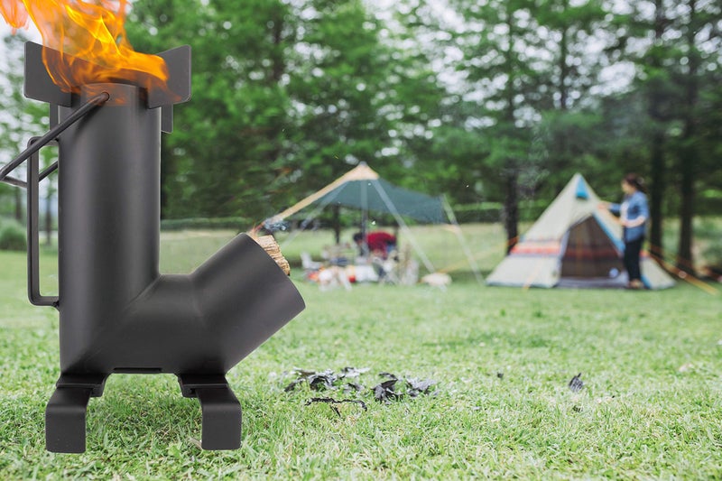 StarBlue Camping Rocket Stove by StarBlue with FREE Carrying Bag - A Portable Wood Burning Camping Stove with Large Chamber Best for Outdoor Cooking, Camping, Picnic, BBQ, Hunting, Fishing - Image 4